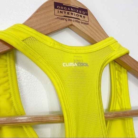 Adidas Techfit Neon Yellow Racerback Sports Bra Size XS - Picture 6 of 9
